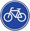 Verkeersbord verplicht fietspad