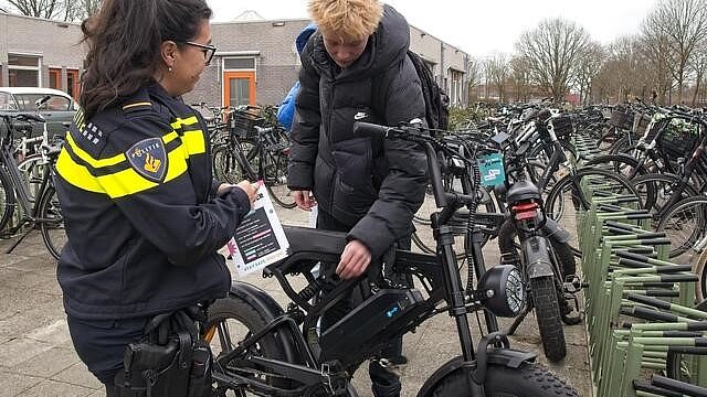Gemeente en politie werken samen tijdens de grote fatbike actie